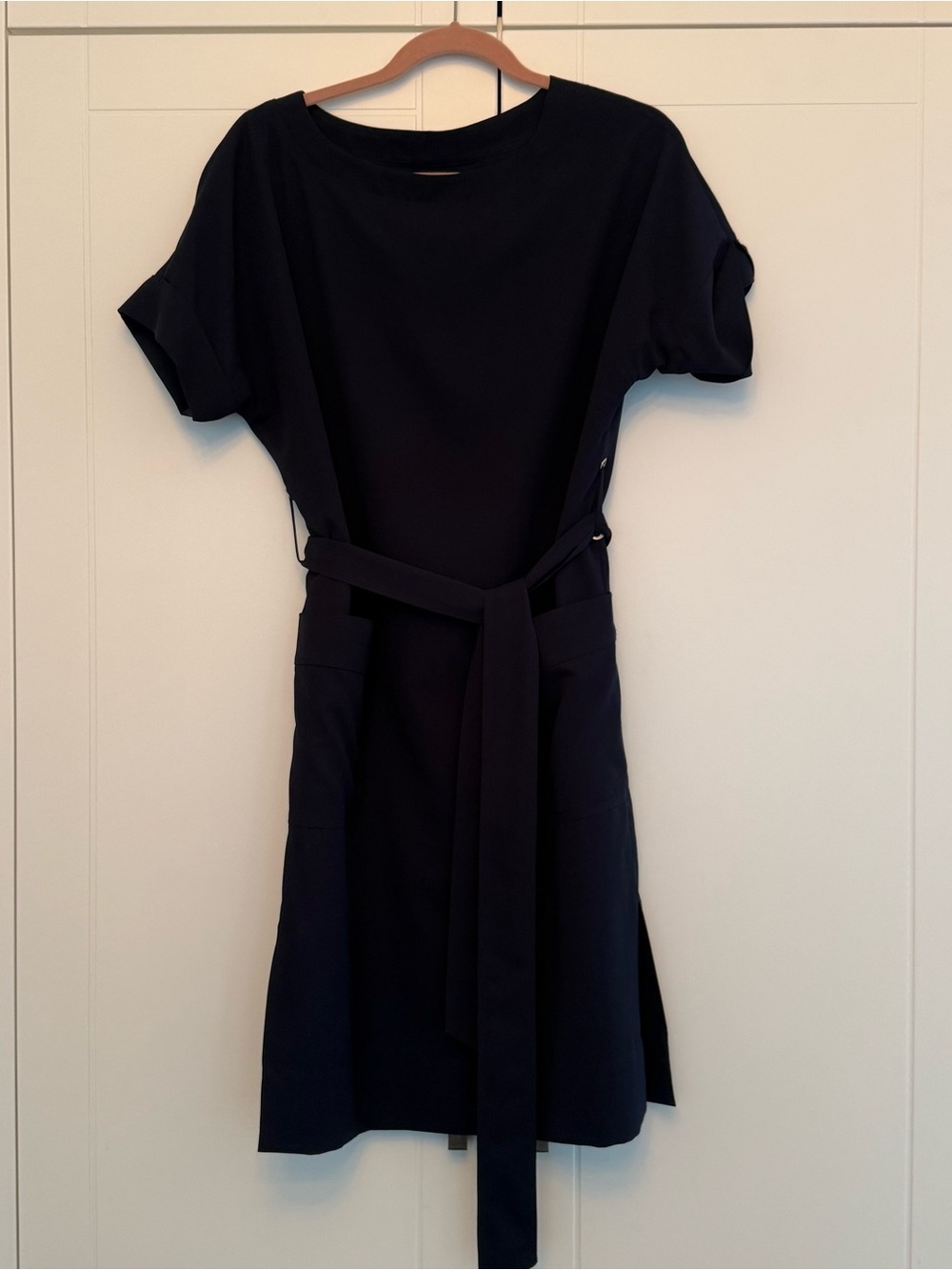 Aritzia Babaton Albin navy dress
